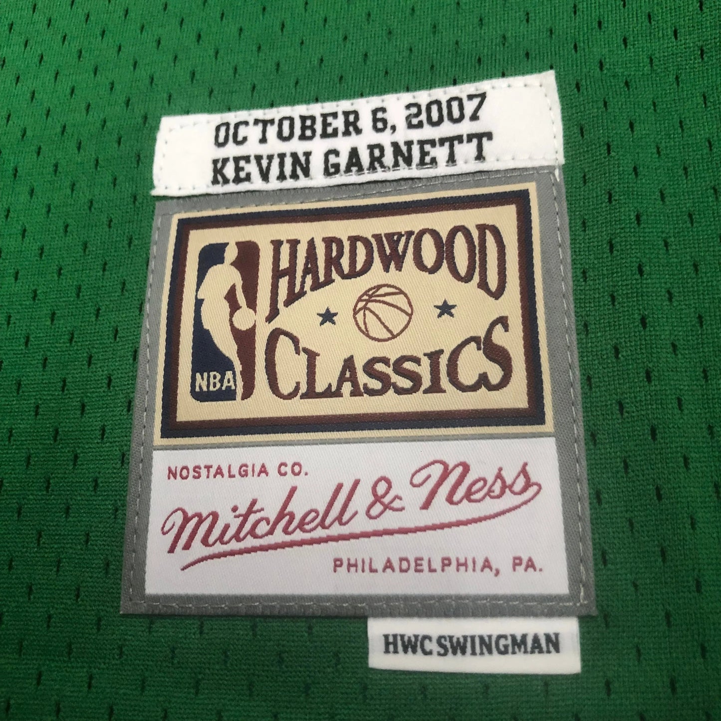 Swingman Boston Celtics Mitchell & Ness Hardwood Classics 2007/08 Jersey