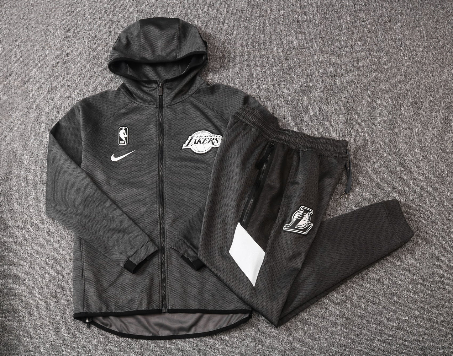 Los Angeles Lakers NBA Therma Flex Black Training Tracksuit