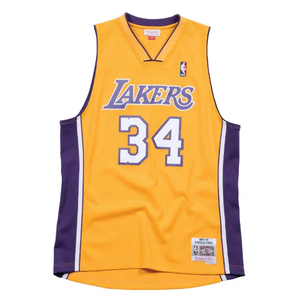 Swingman Los Angeles Lakers Mitchell & Ness Hardwood Classics 1999/00 Yellow Jersey