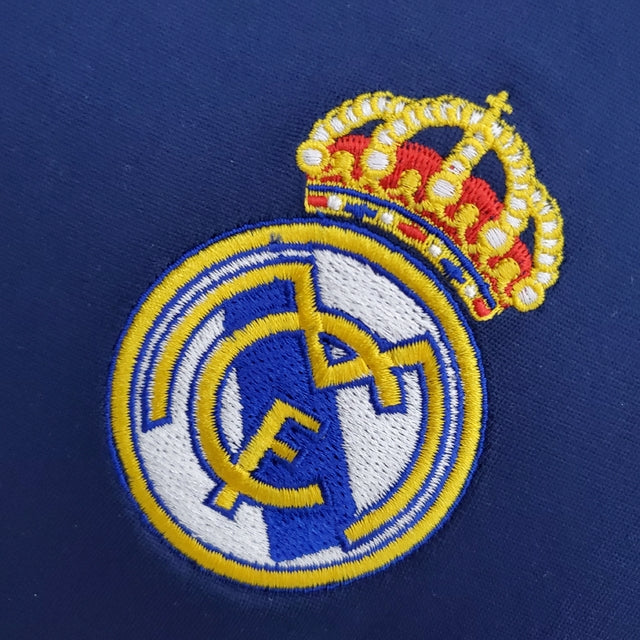 Real Madrid 05/06 adidas Retro Blue Shirt