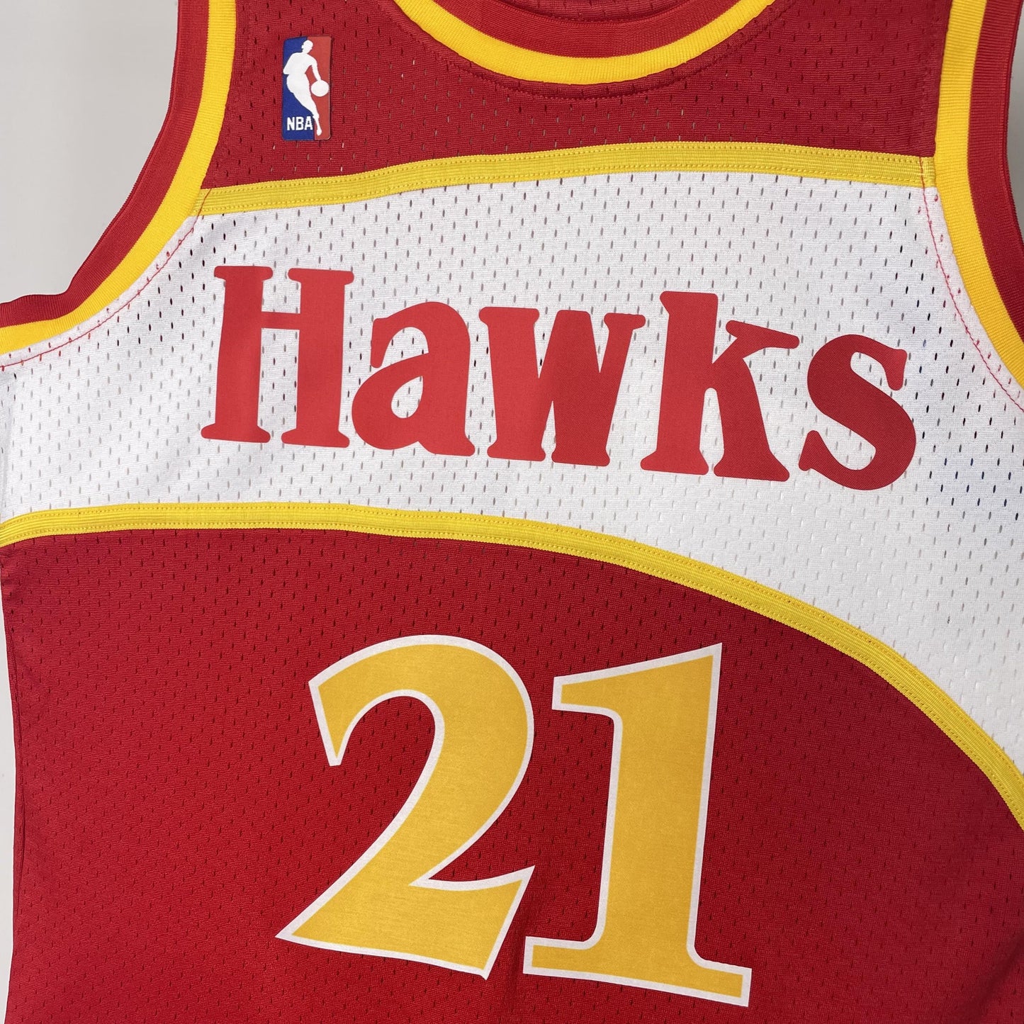 Swingman Atlanta Hawks Mitchell & Ness Hardwood Classics 1986/87 Jersey