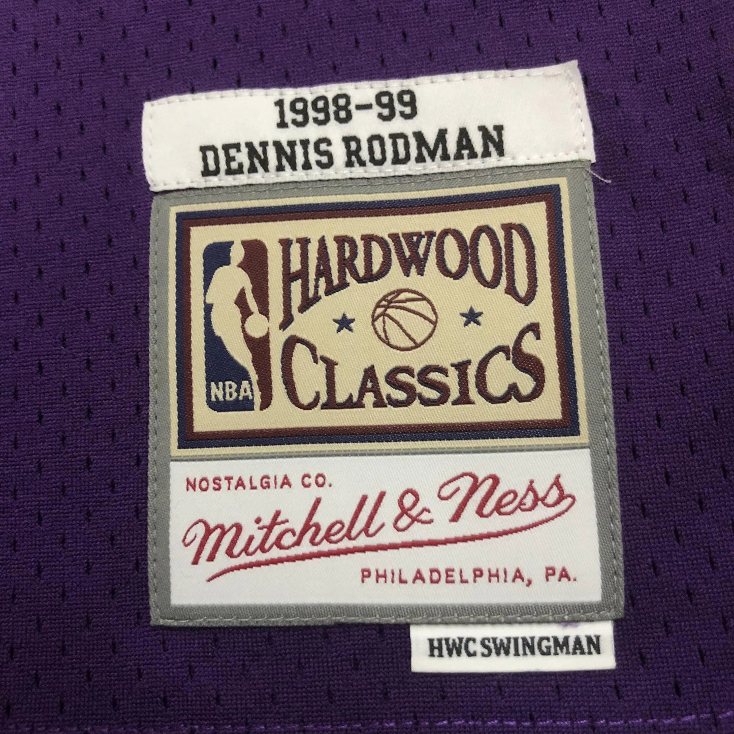 Swingman Los Angeles Lakers Mitchell & Ness Hardwood Classics 1998/99 Jersey