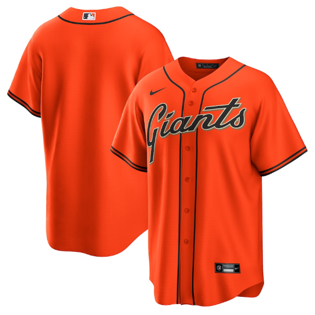 San Francisco Giants Orange Jersey