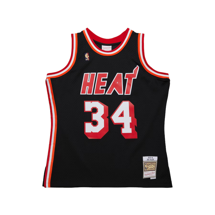 Swingman Miami Heat Mitchell & Ness Hardwood Classics 2013/14 Jersey