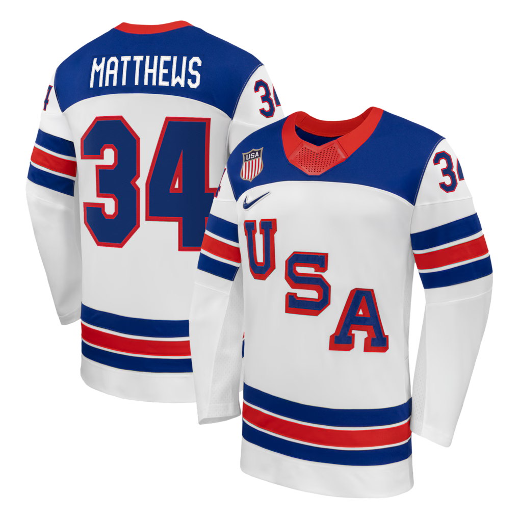 USA Winter Olympics 2026 White Jersey