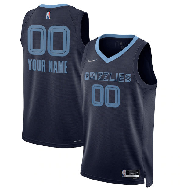 Memphis Grizzlies Icon Edition Diamante 75th Jersey