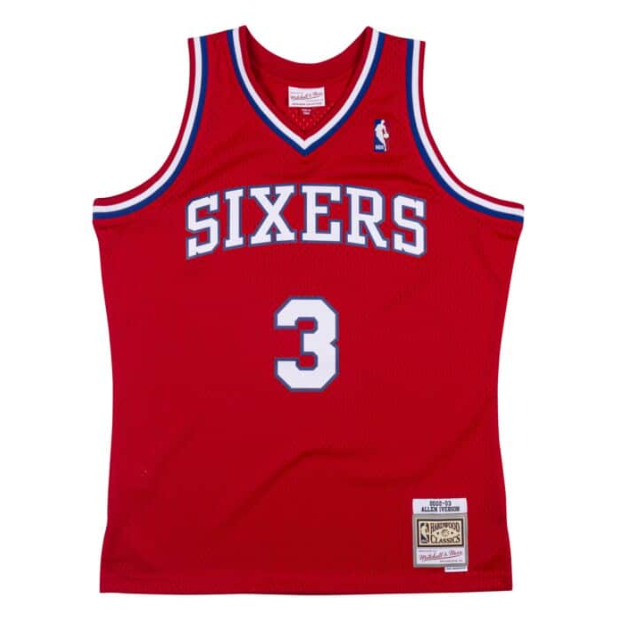 Swingman Philadelphia 76ers Mitchell & Ness Hardwood Classics 1996/97 Jersey