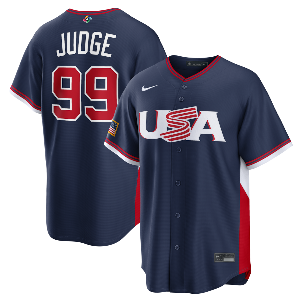 USA Baseball World Baseball Classic Road Stadium Navy Jersey