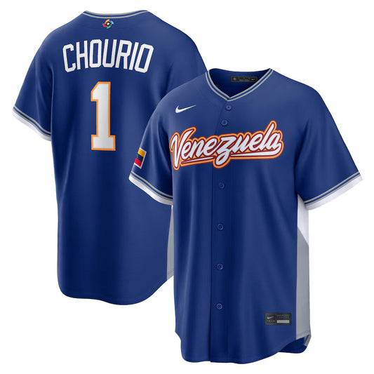 Venezuela Baseball Royal 2026 World Baseball Classic Home Stadium Jersey