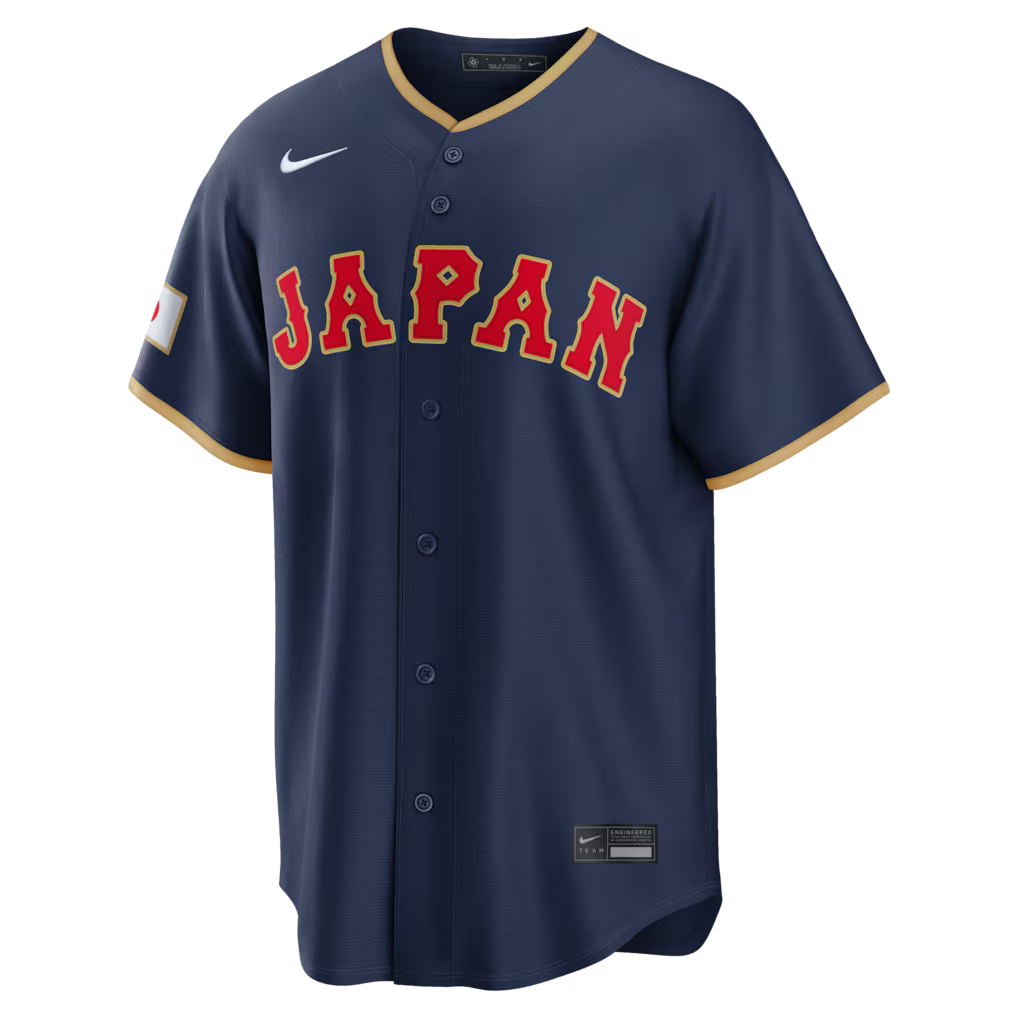 Japan Baseball 2026 World Baseball Classic Road Stadium Navy Jersey
