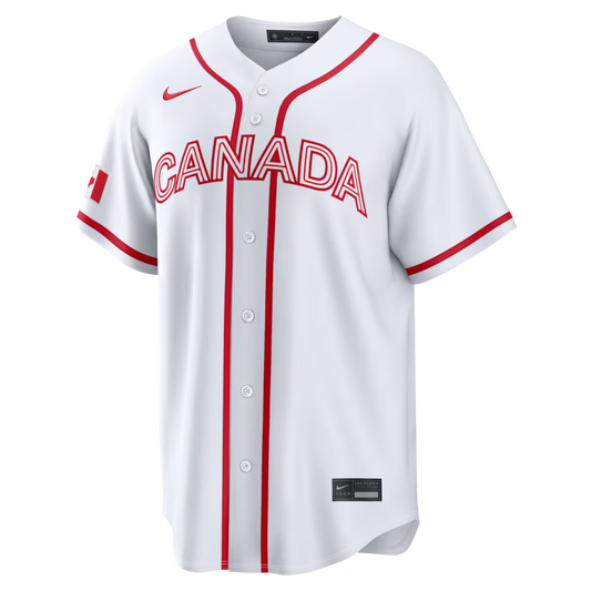 Canada Baseball White 2026 World Baseball Classic Home Stadium Jersey