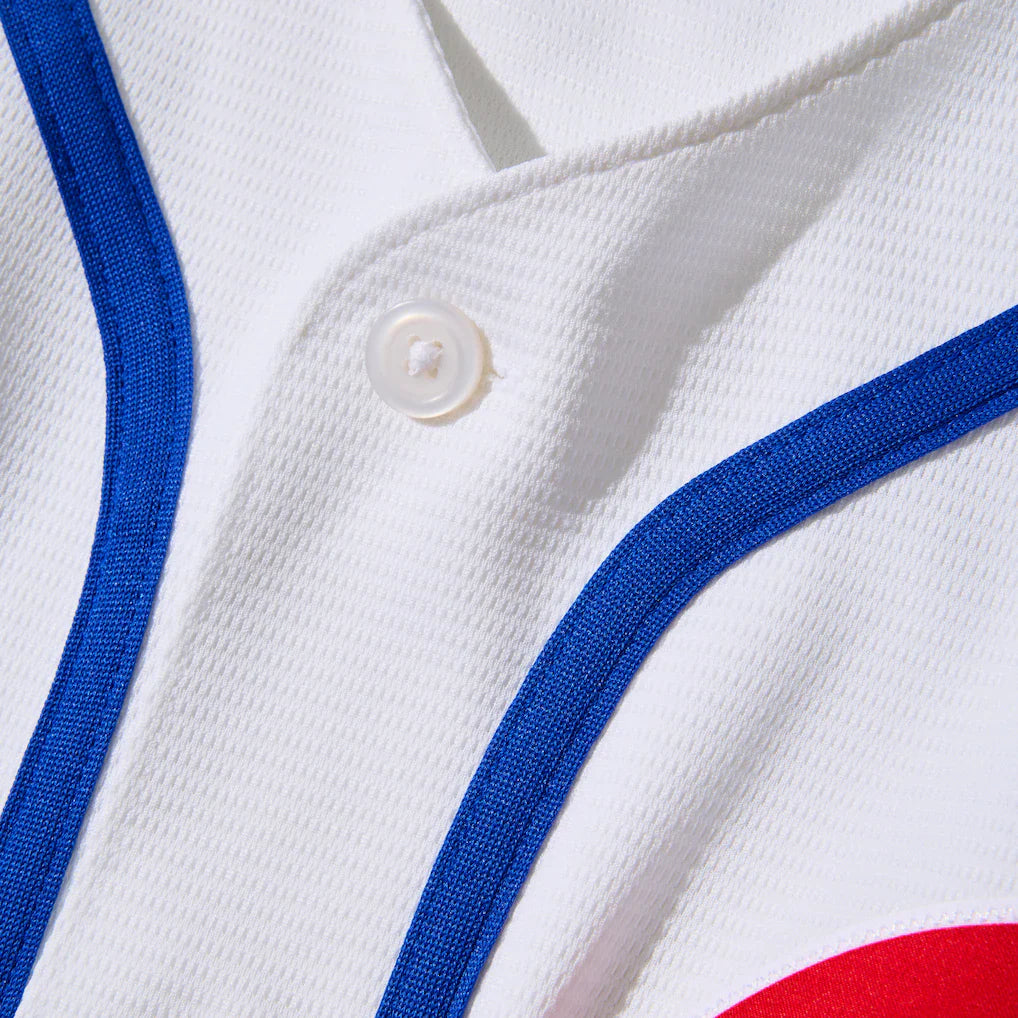 Chinese Taipei Baseball White 2026 World Baseball Classic Home Stadium Jersey