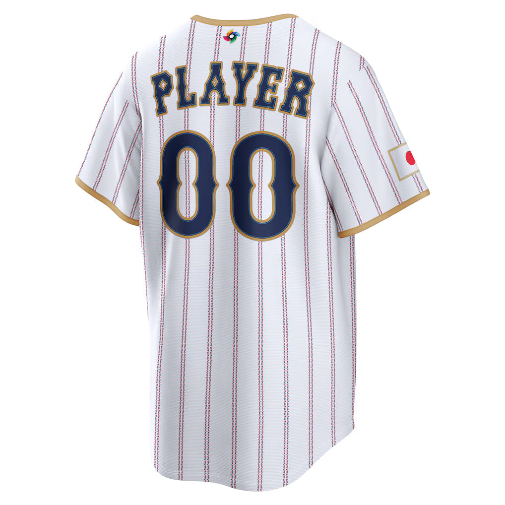 Japan Baseball White 2026 World Baseball Classic Road Stadium Jersey