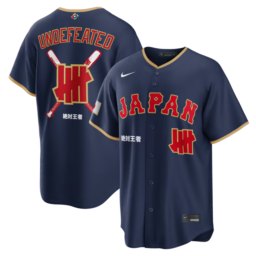 Japan Baseball Undefeated 2026 World Baseball Classic Road Stadium Navy Jersey