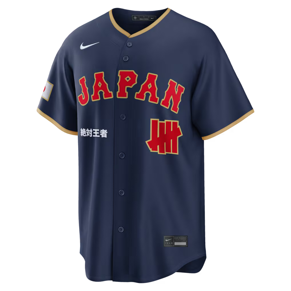 Japan Baseball Undefeated 2026 World Baseball Classic Road Stadium Navy Jersey