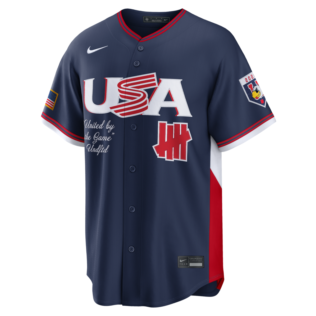 USA Baseball Undefeated 2026 World Baseball Classic Road Stadium Navy Jersey