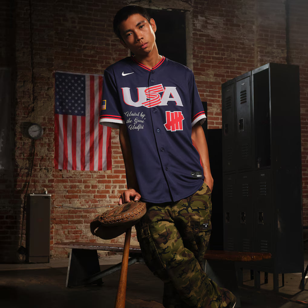 USA Baseball Undefeated 2026 World Baseball Classic Road Stadium Navy Jersey