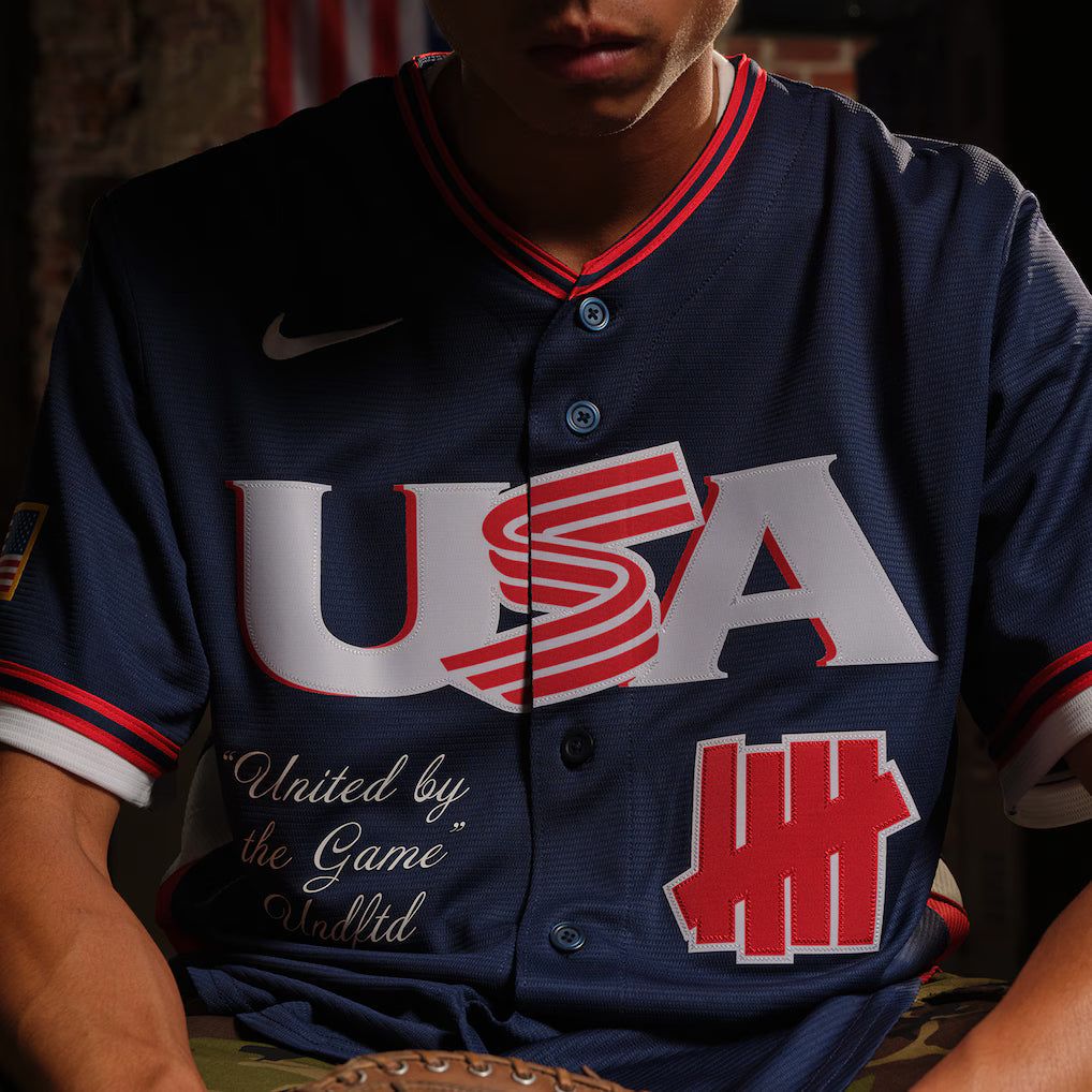 USA Baseball Undefeated 2026 World Baseball Classic Road Stadium Navy Jersey