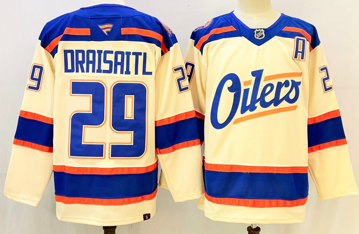 Edmonton Oilers Beige Jersey