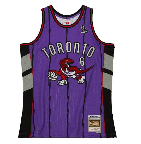 Swingman Toronto Raptors OVO x Mitchell & Ness Purple Jersey