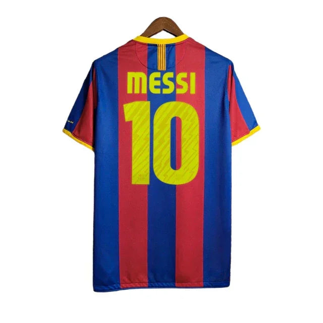 Barcelona UCL 2010/11 Retro Messi #10 (Patches) Shirt