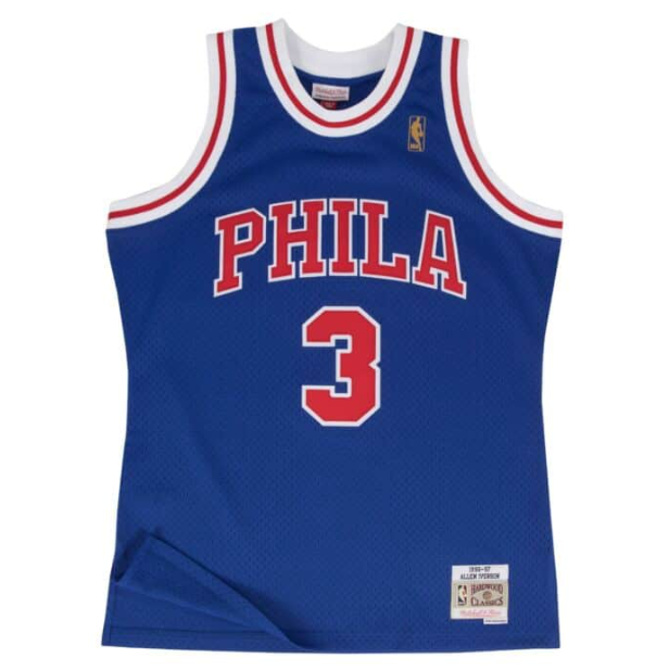 Swingman Philadelphia 76ers Mitchell & Ness Hardwood Classics 1996/97 Jersey