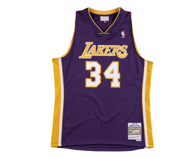 Swingman Los Angeles Lakers Mitchell & Ness Hardwood Classics 1999/00 Purple Jersey