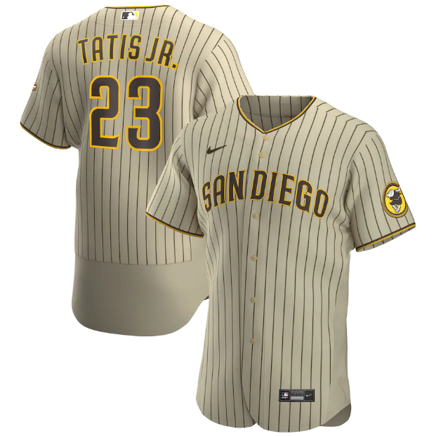 San Diego Padres Bege Authentic Jersey
