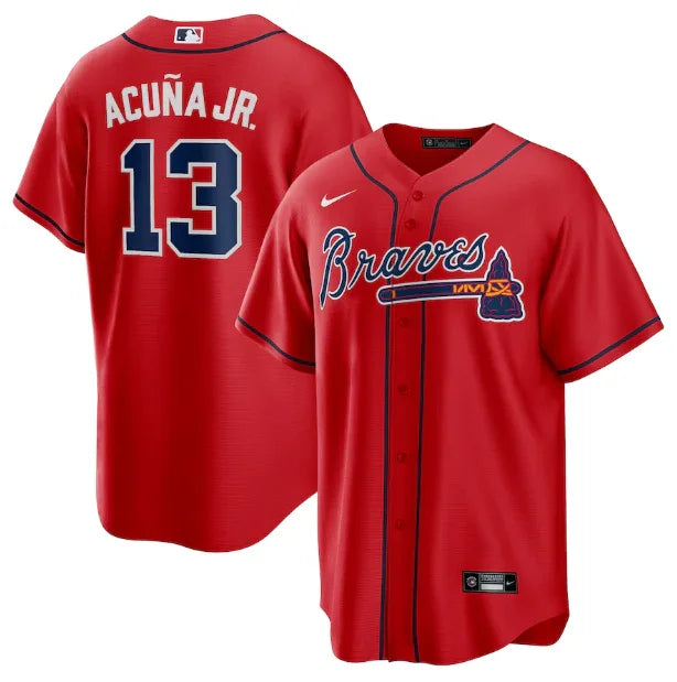 Atlanta Braves Red Jersey